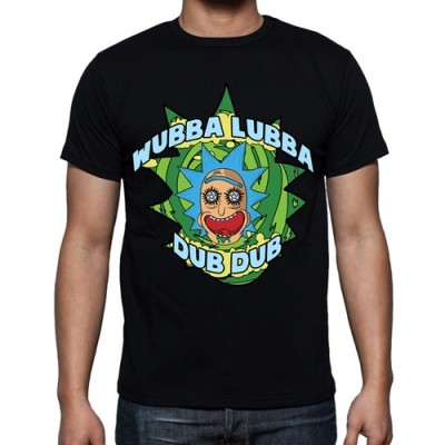 Мъжка тениска RICK AND MORTY - WUBBA LUBBA DUB DUB